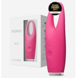 FOREO IRIS Illuminating Eye Massager In Pink NEW In Box ✨💗💆🏻‍♀️